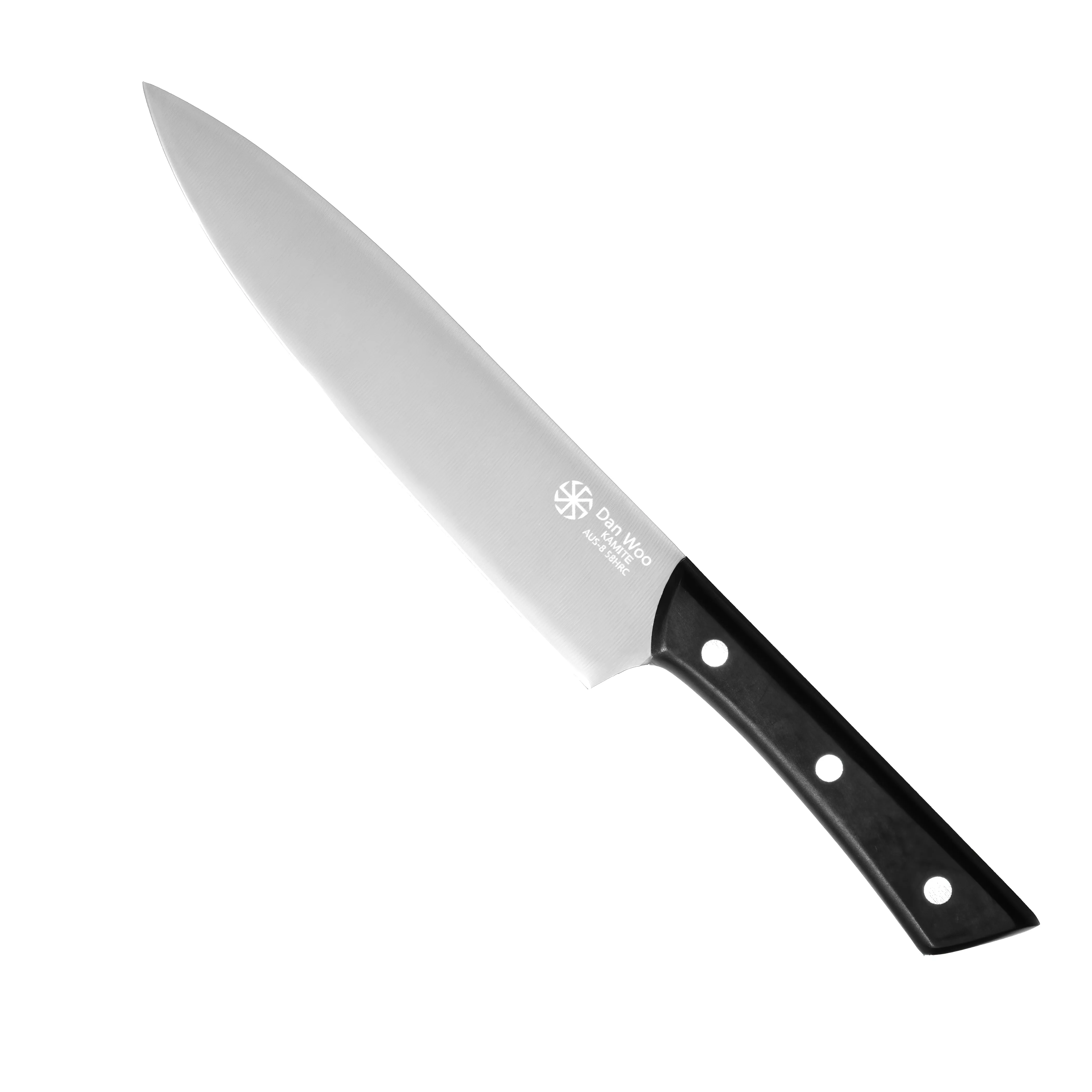 Dan Woo Nóż szefa kuchni Kamite 20,5 cm stal AUS-8 ABS