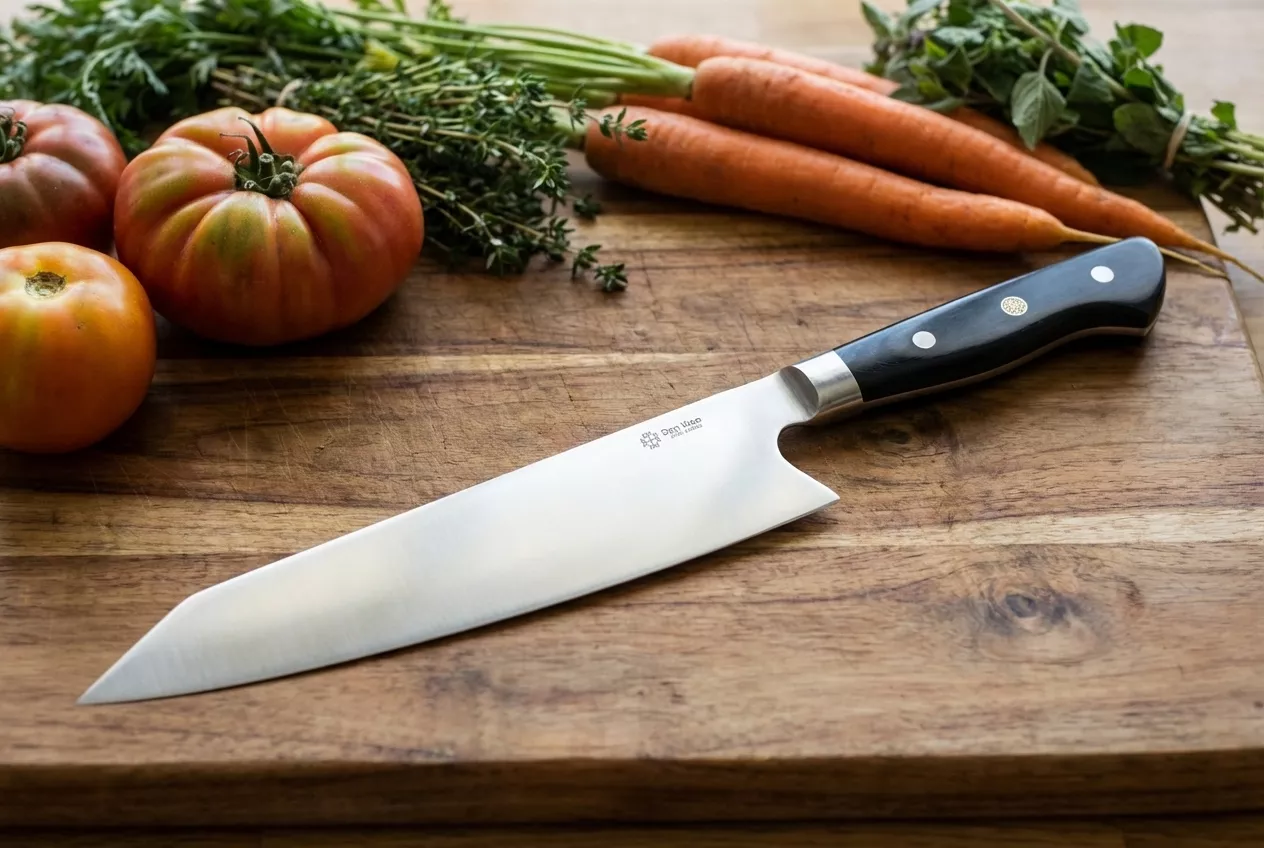 Dan Woo Nóż Szefa Kuchni Kiritsuke DC53 63HRC, ostrze 21 cm