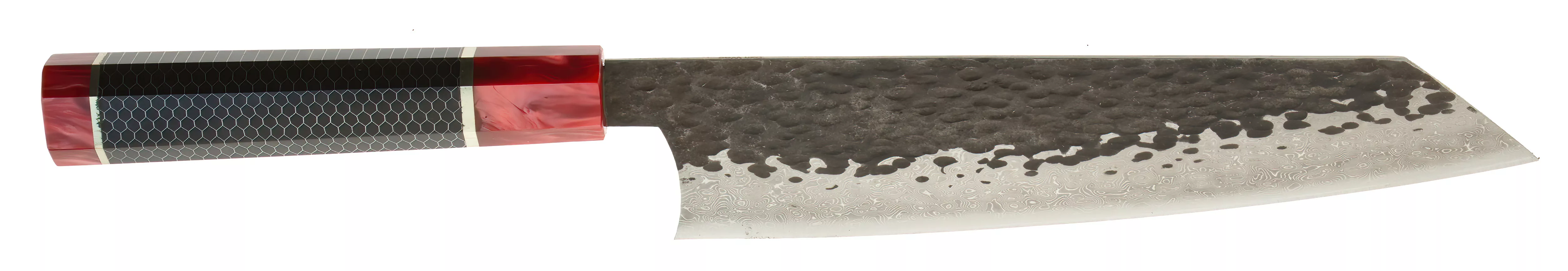 Dan Woo Custom Nóż Kiritsuke 22 cm Damast T10 Żywica