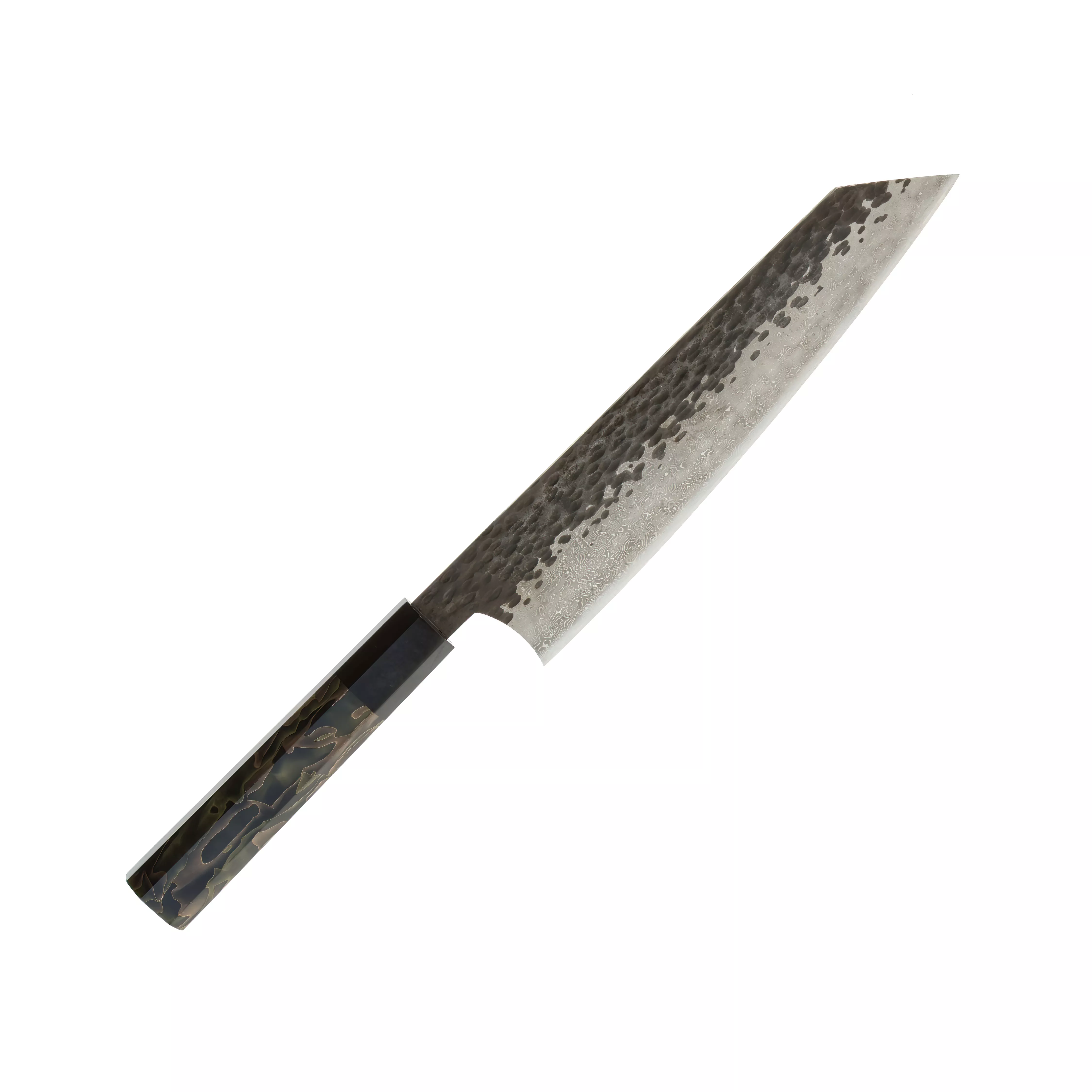 Nóż Dan Woo Kiritsuke 22 cm Custom Damast 3D Stal T10 61 HRC