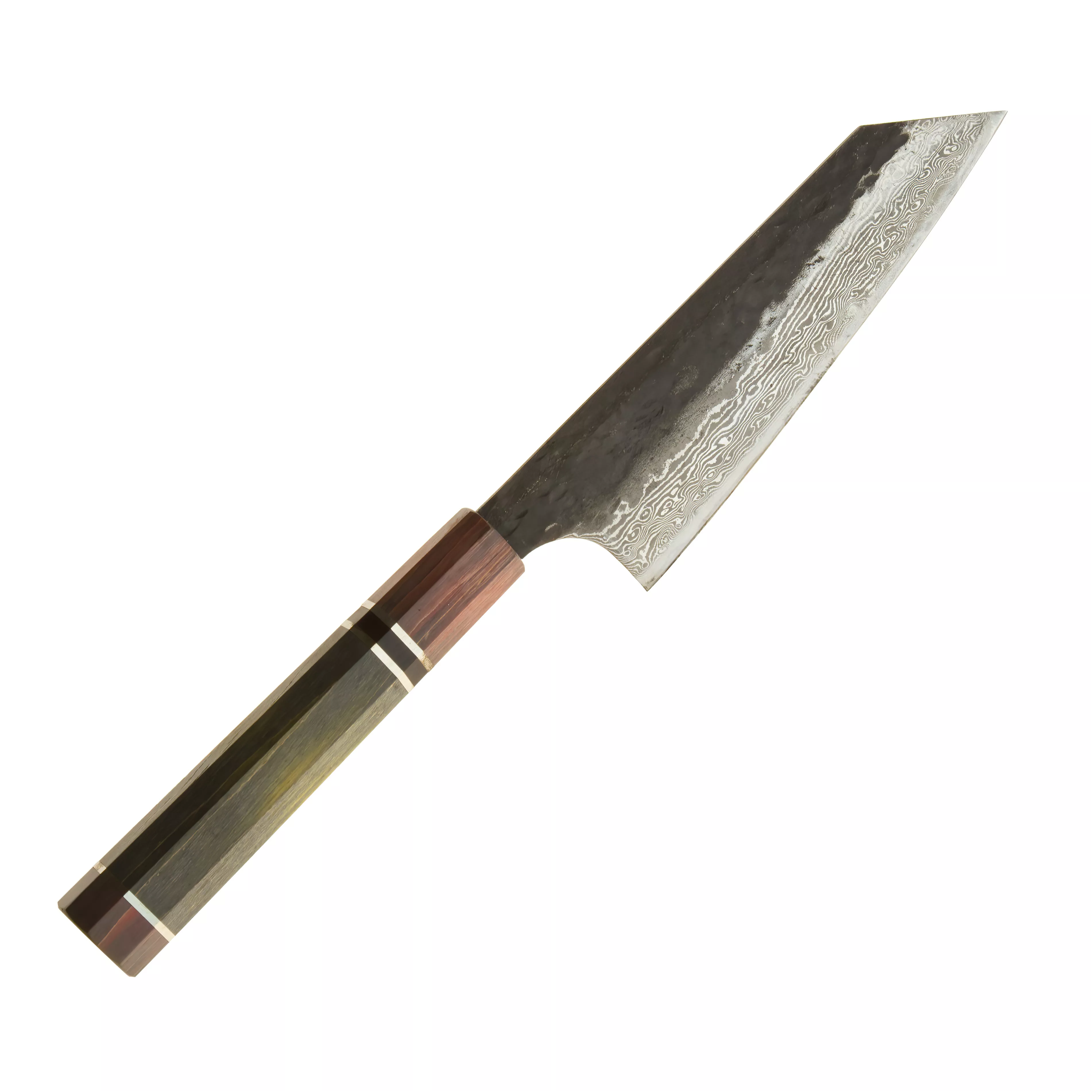 Dan Woo Bunka 16cm Damast T10 61HRC Drewno Custom