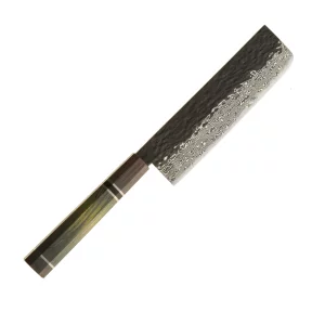 Dan Woo Custom Nóż Nakiri 18 cm Damast T10 61HRC