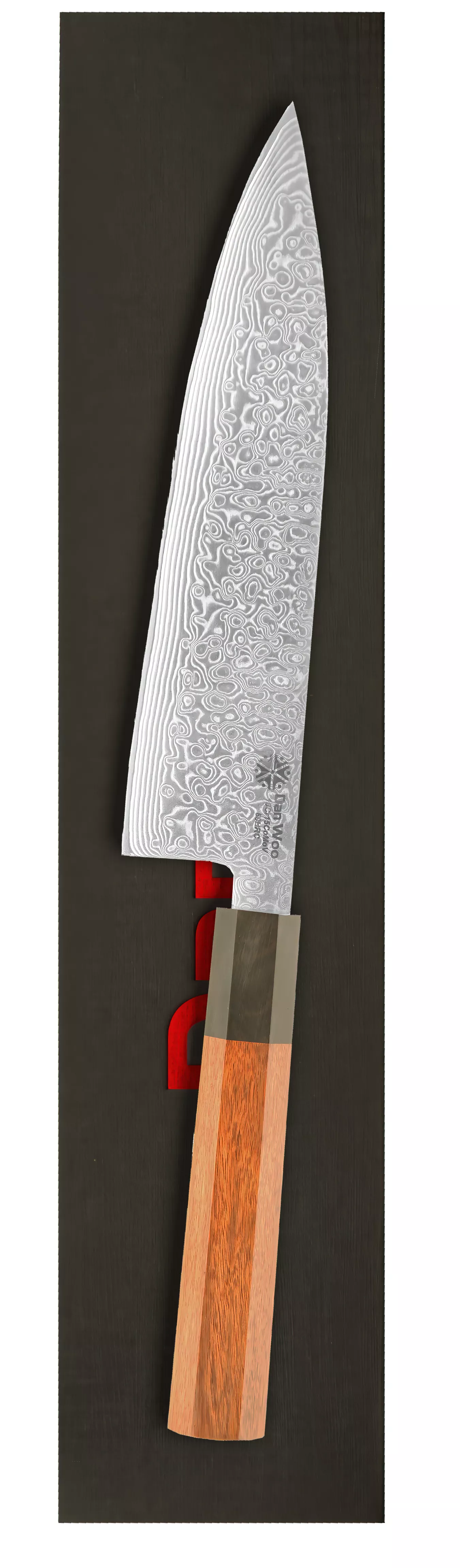 Dan Woo Nóż Szefa Kuchni Damast 10Cr15MoV, Ostrze 20 cm