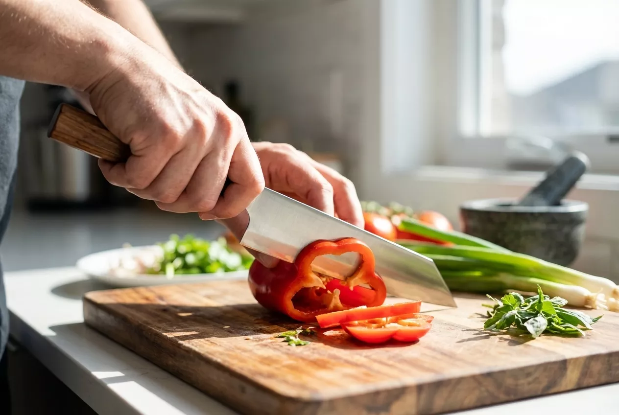 Dan Woo Tamahagane Kiritsuke Nóż Szefa Kuchni 67 HRC