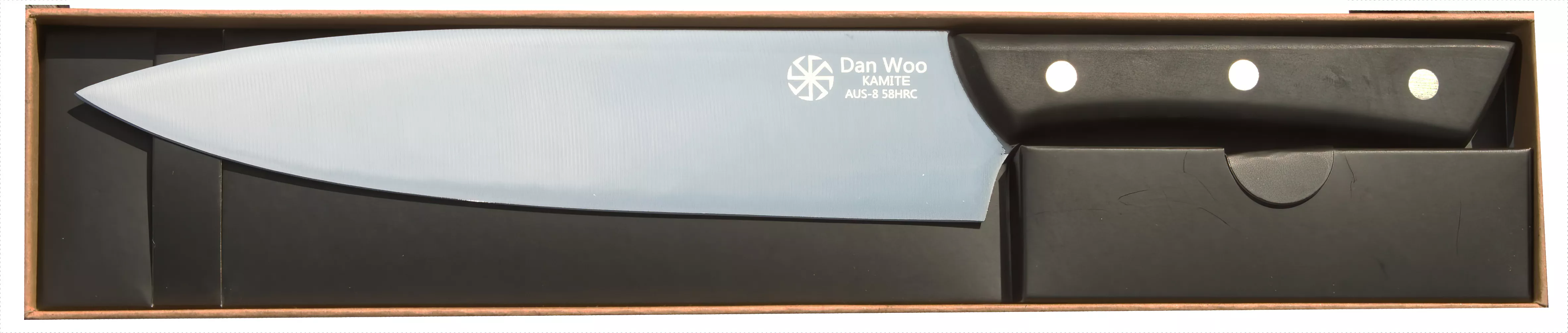 Dan Woo Kamite Nóż Szefa Kuchni 20,5 cm Stal AUS-8
