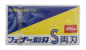 Żyletki Feather Hi-Stainless Double Edge 10 szt. Made in Japan 0,1 mm