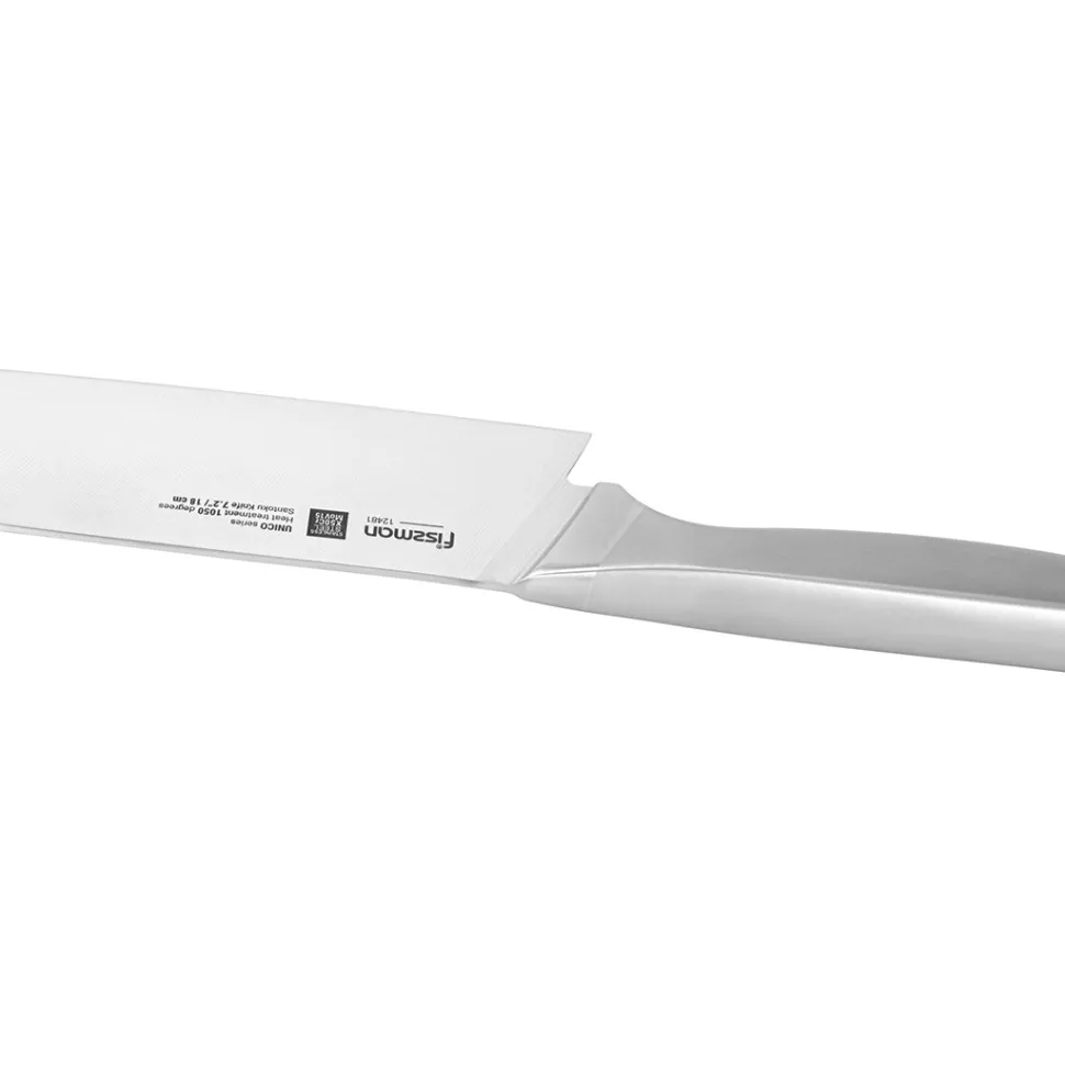 Fissman Unico nóż kuchenny Santoku 18 cm stal X50CrMoV15