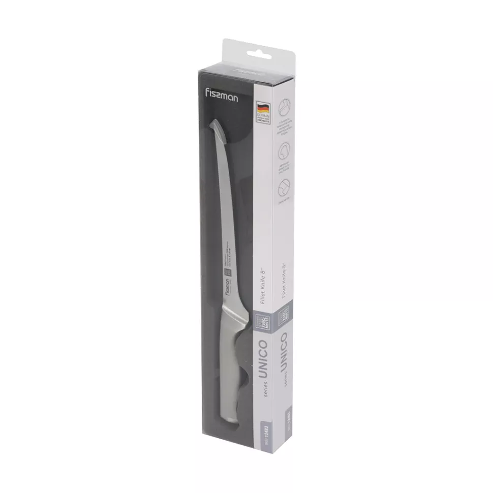 Fissman Unico nóż do filetowania ze stali X50CrMoV15 20 cm