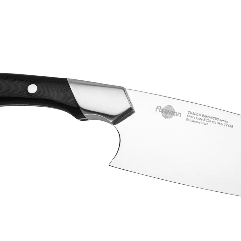 Fissman Shadow Nóż szefa kuchni ze stali damasceńskiej 20 cm