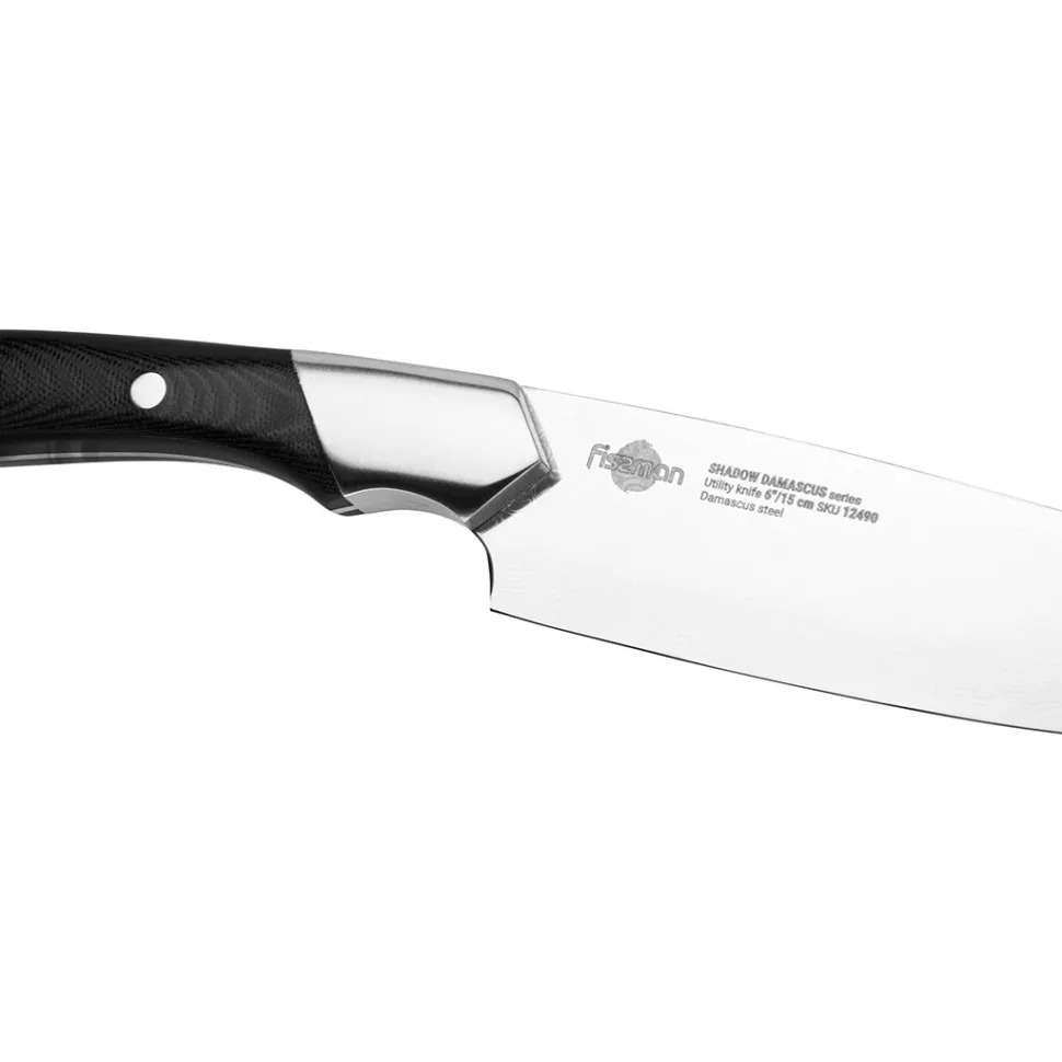 Fissman Shadow Nóż uniwersalny 15 cm stal damasceńska VG-10