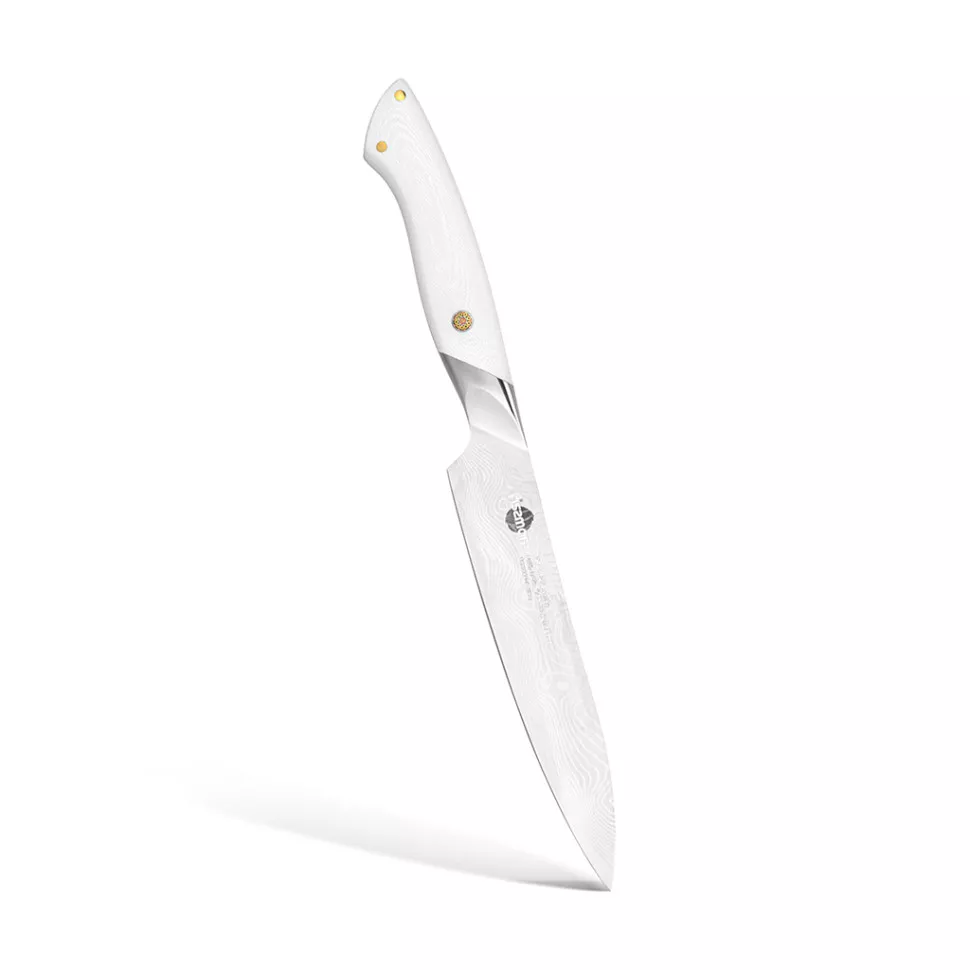 Nóż uniwersalny Fissman Royal Edge 13 cm stal damasceńska G-10