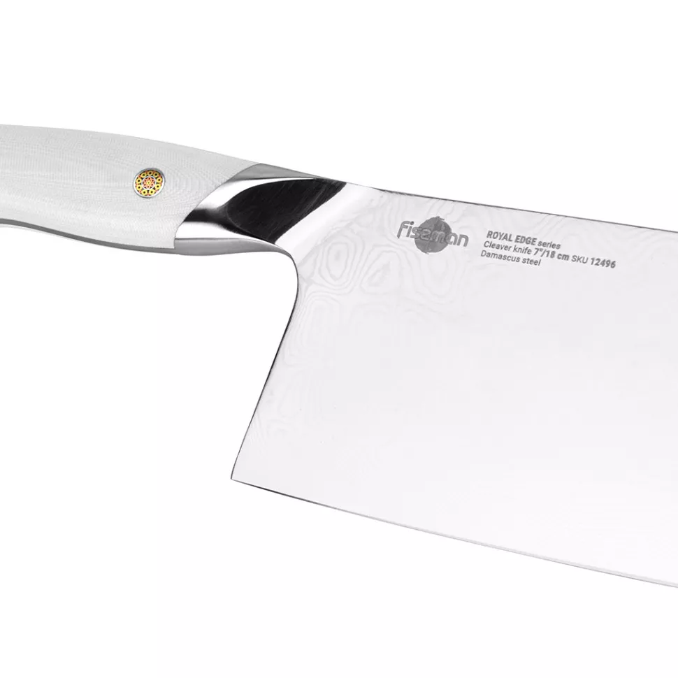 Fissman Royal Edge Tasak kuchenny ze stali damasceńskiej 18 cm