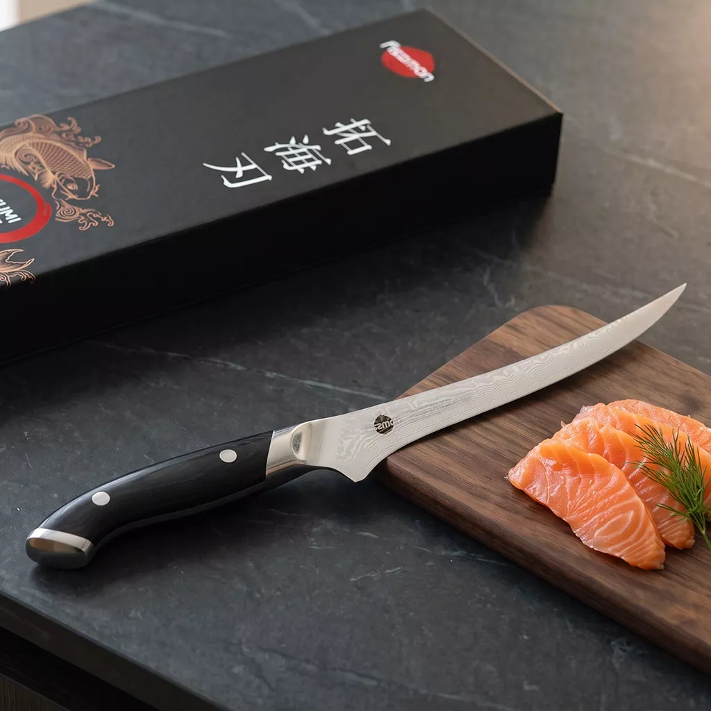 Fissman Takumi nóż do filetowania 16 cm ze stali damasceńskiej