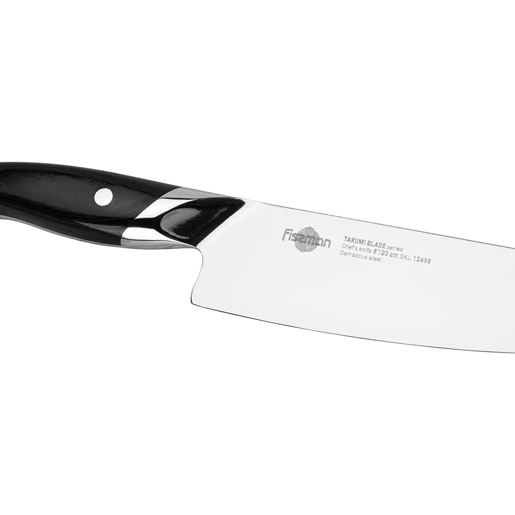 Fissman Takumi Nóż Szefa Kuchni 20 cm Stal Damasceńska 67 warstw