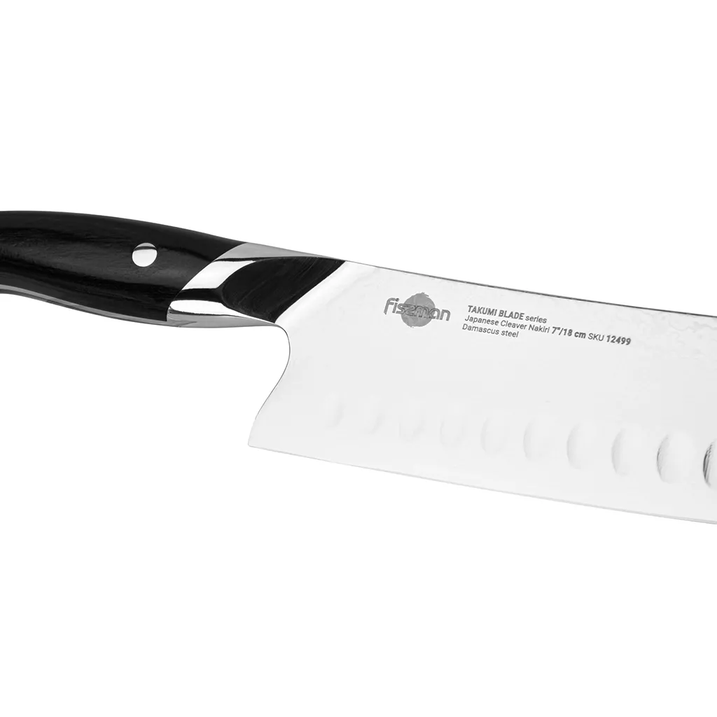 Fissman Takumi Nóż Nakiri 18 cm ze Stali Damasceńskiej