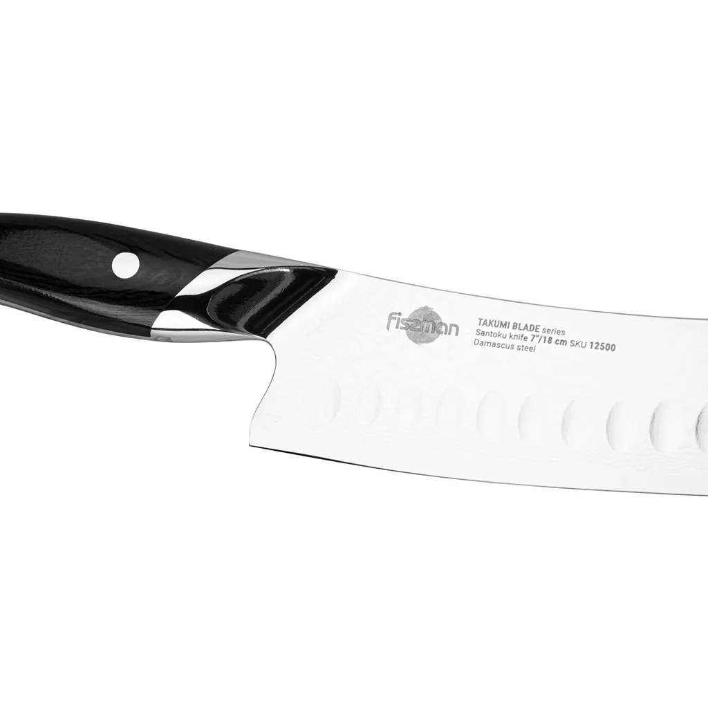 Fissman Takumi nóż kuchenny Bunka 18 cm stal damasceńska