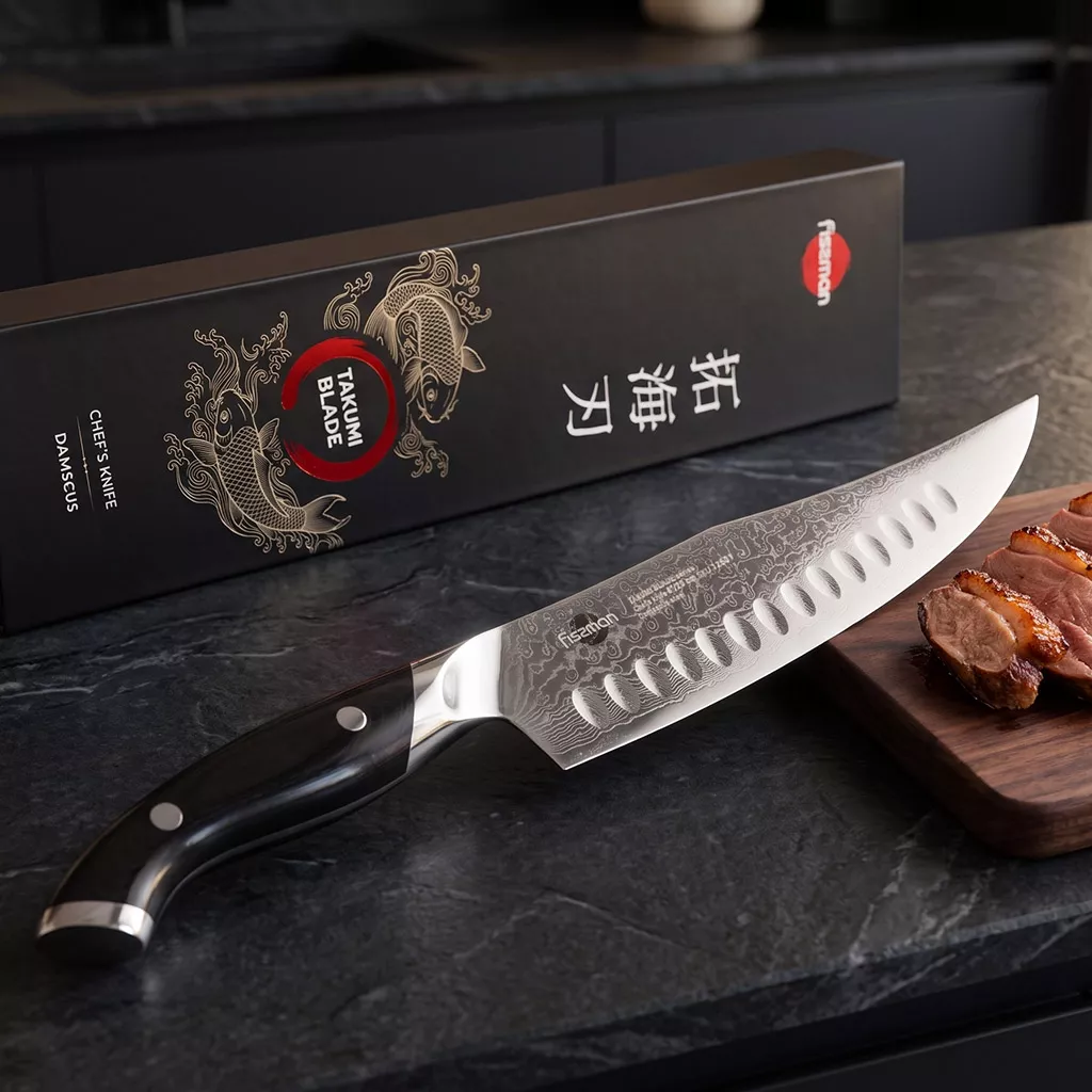 Fissman Takumi Nóż Szefa Kuchni ze stali damasceńskiej 20 cm