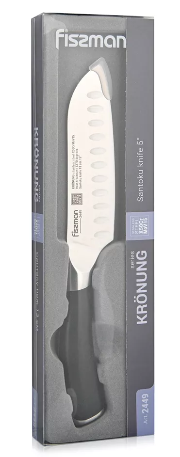 Fissman Kronung nóż kuchenny małe santoku 13cm