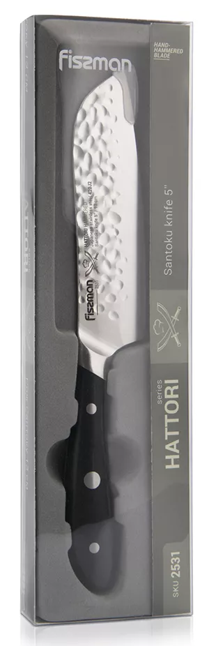 Fissman Hattori nóż kuchenny małe santoku młotk