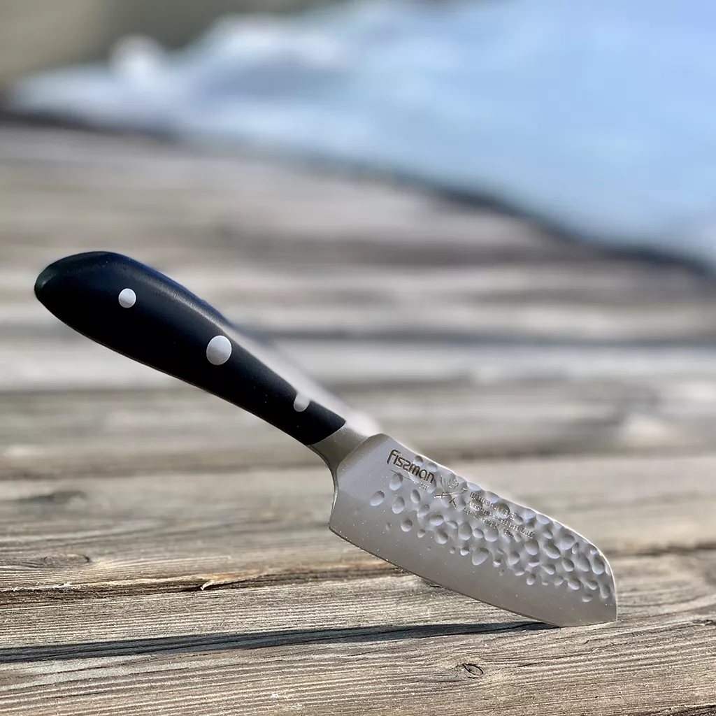 Fissman Hattori nóż kuchenny małe santoku młotk