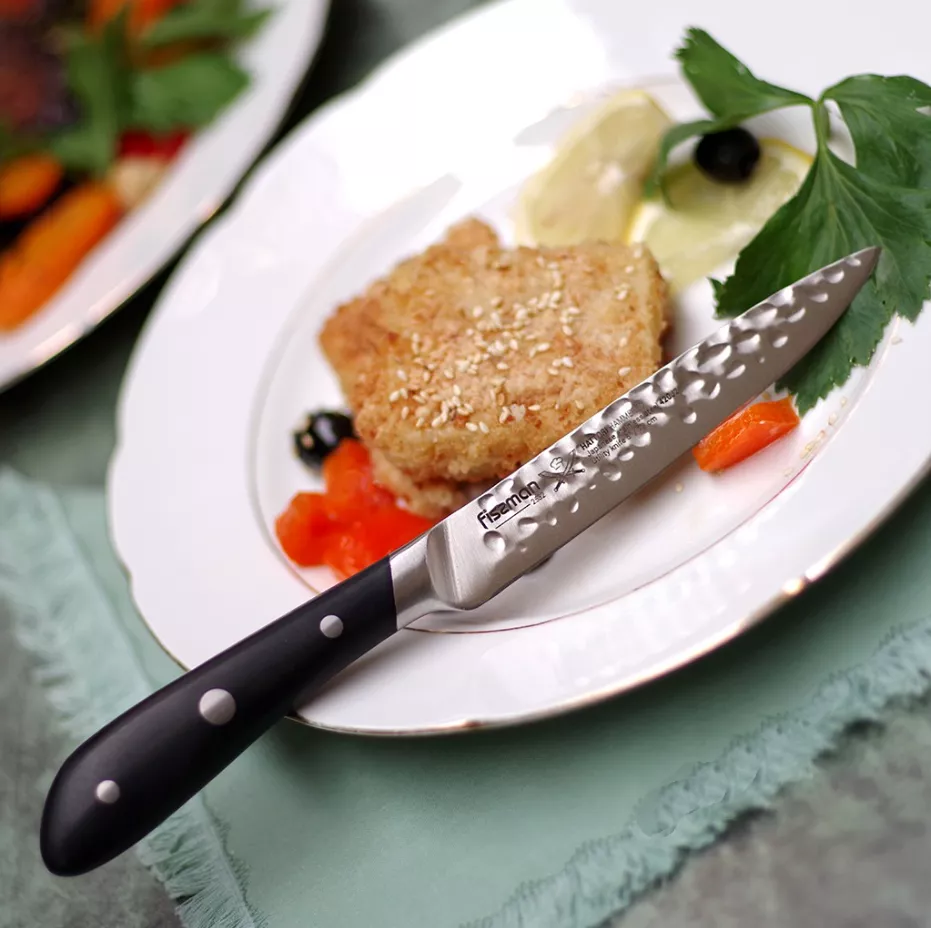 Fissman Hattori Nóż Uniwersalny 13 cm, stal 420J2, Hammered