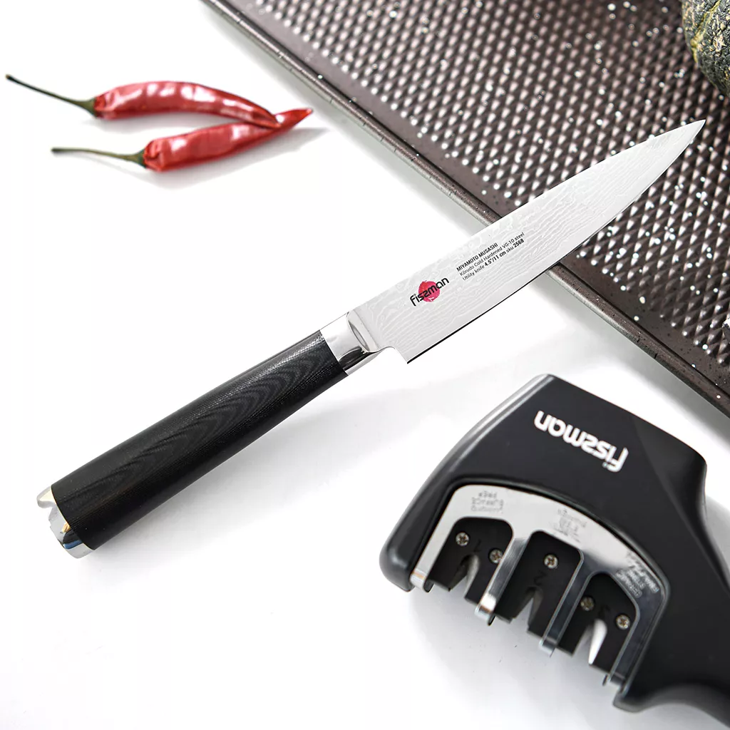 Fissman Kensei Musashi nóż uniwersalny damast 11cm