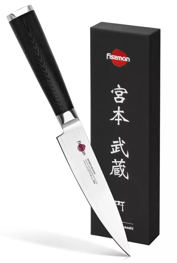 Fissman Kensei Musashi nóż uniwersalny damast 11cm
