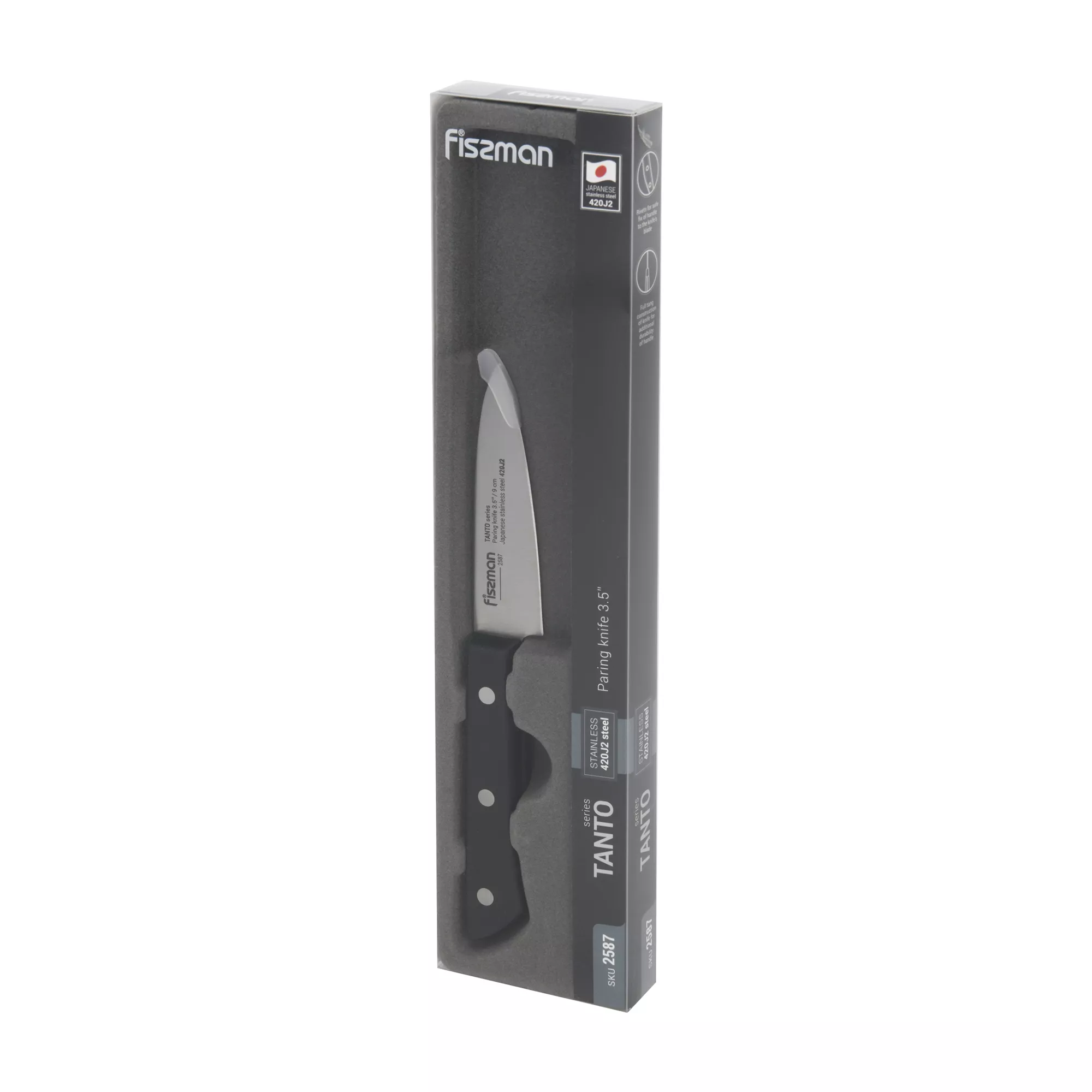Nóż do warzyw i owoców Fissman Tanto 9 cm - Stal 420J2