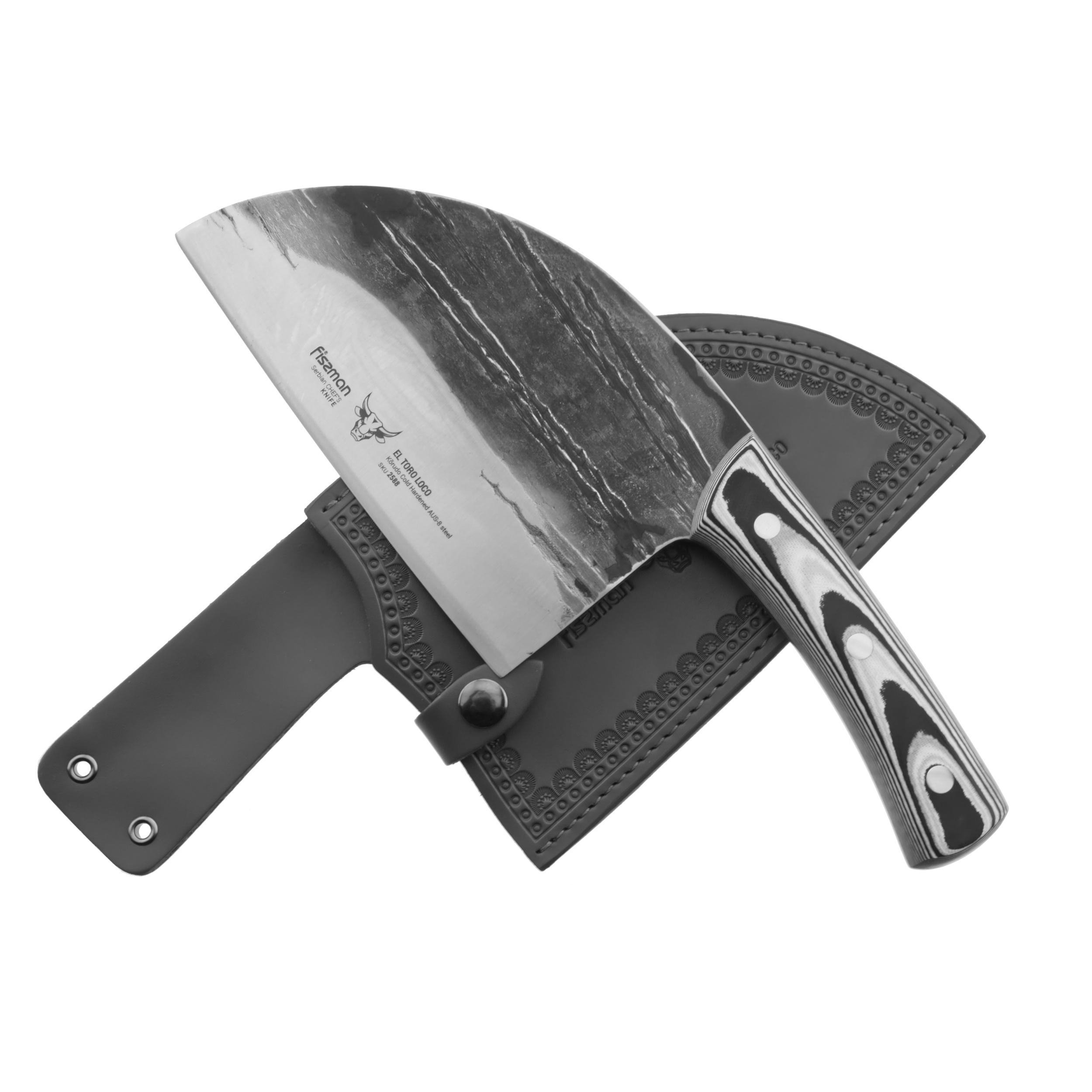 Fissman El Toro Loco - Tasak serbski 18 cm stal AUS-8