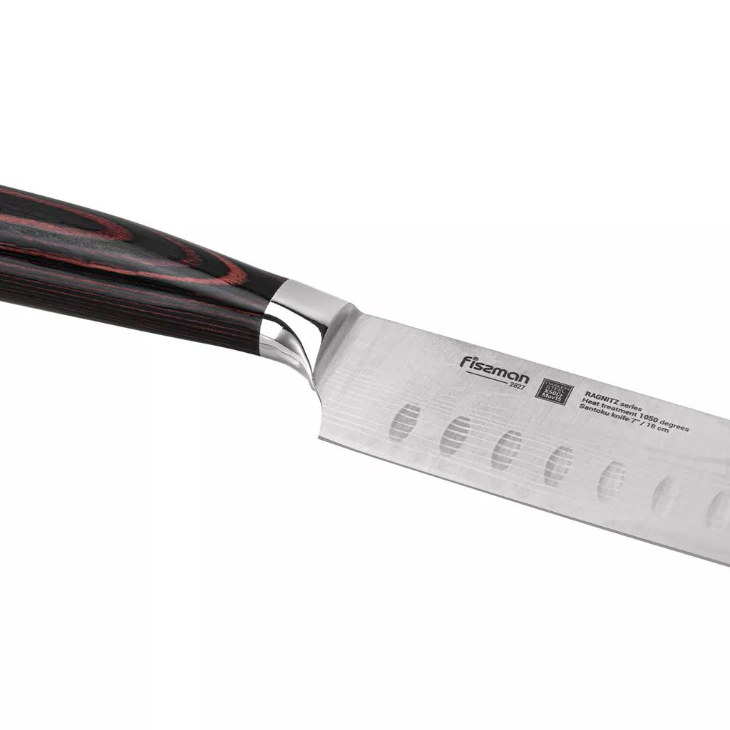 Fissman Ragnitz Nóż Kuchenny Santoku 18 cm - Stal X50Cr15MoV