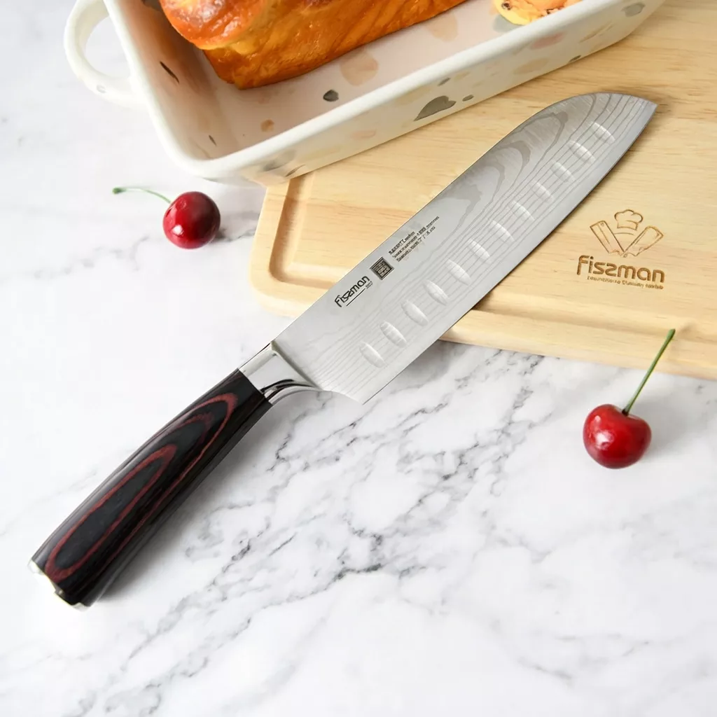 Nóż kuchenny Fissman Ragnitz małe Santoku 14,5 cm