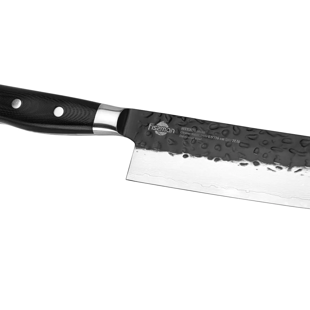 Fissman Hitsuchi Nóż Nakiri ze stali damasceńskiej VG-10 16 cm