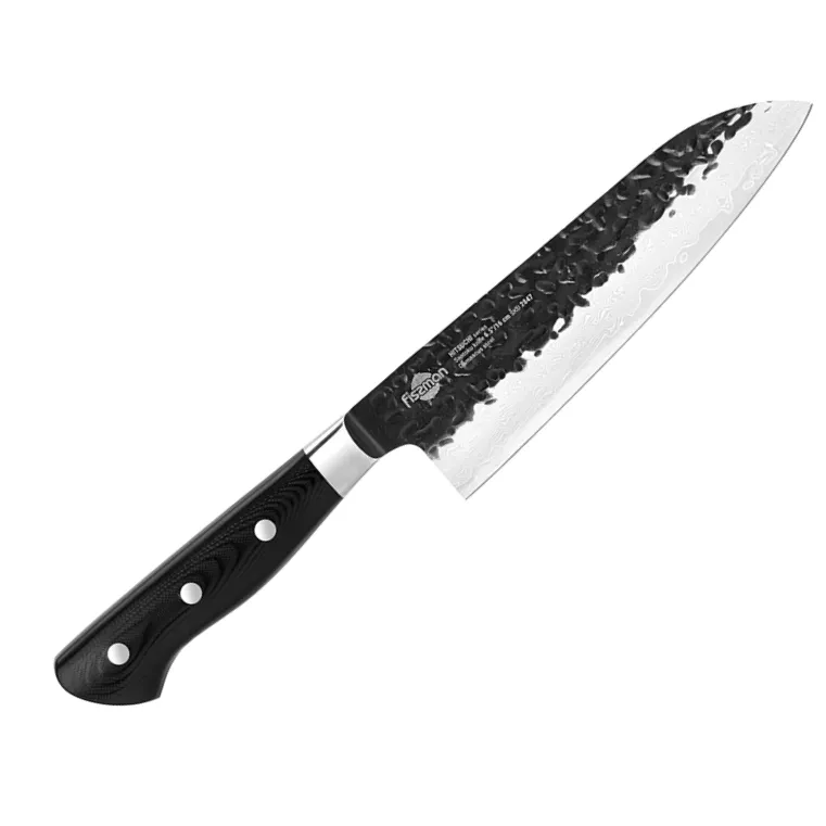 Fissman Hitsuchi Nóż Kuchenny Santoku 16 cm Stal Damasceńska VG-10