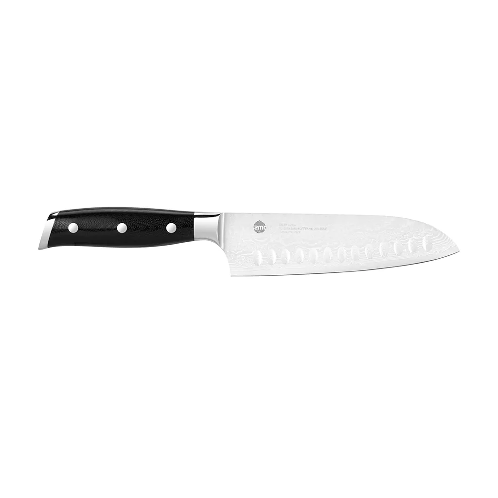 Fissman Bujo Nóż Santoku 16 cm ze stali damasceńskiej VG-10