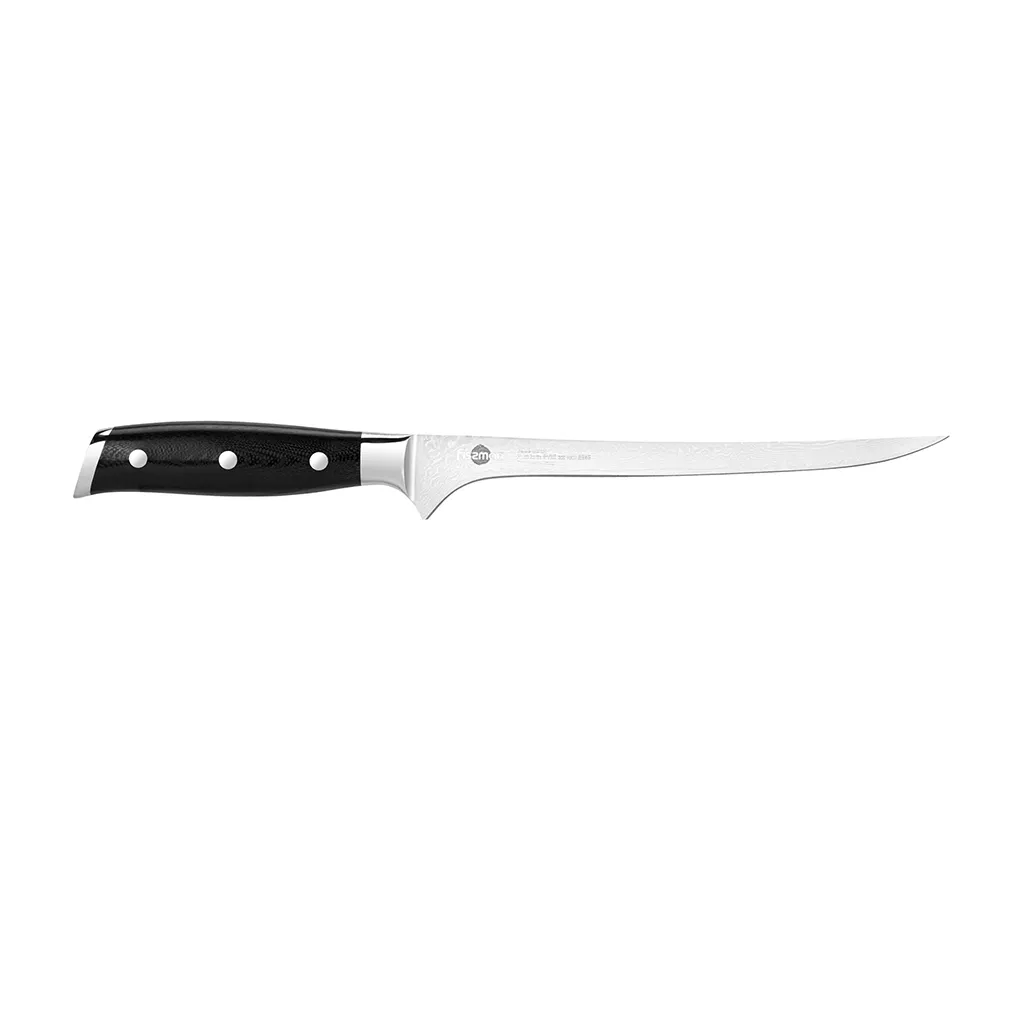 Fissman Bujo nóż do filetowania ze stali damasceńskiej 20 cm