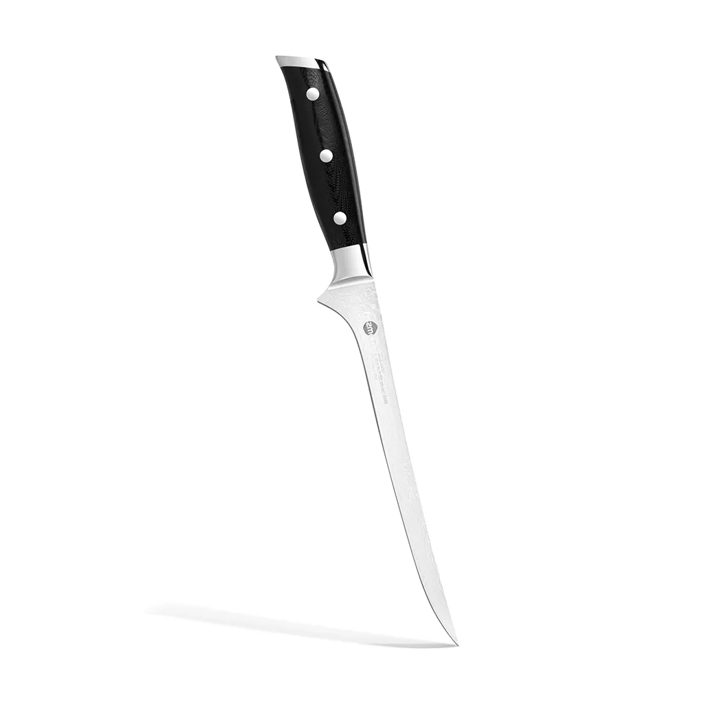 Fissman Bujo nóż do filetowania ze stali damasceńskiej 20 cm