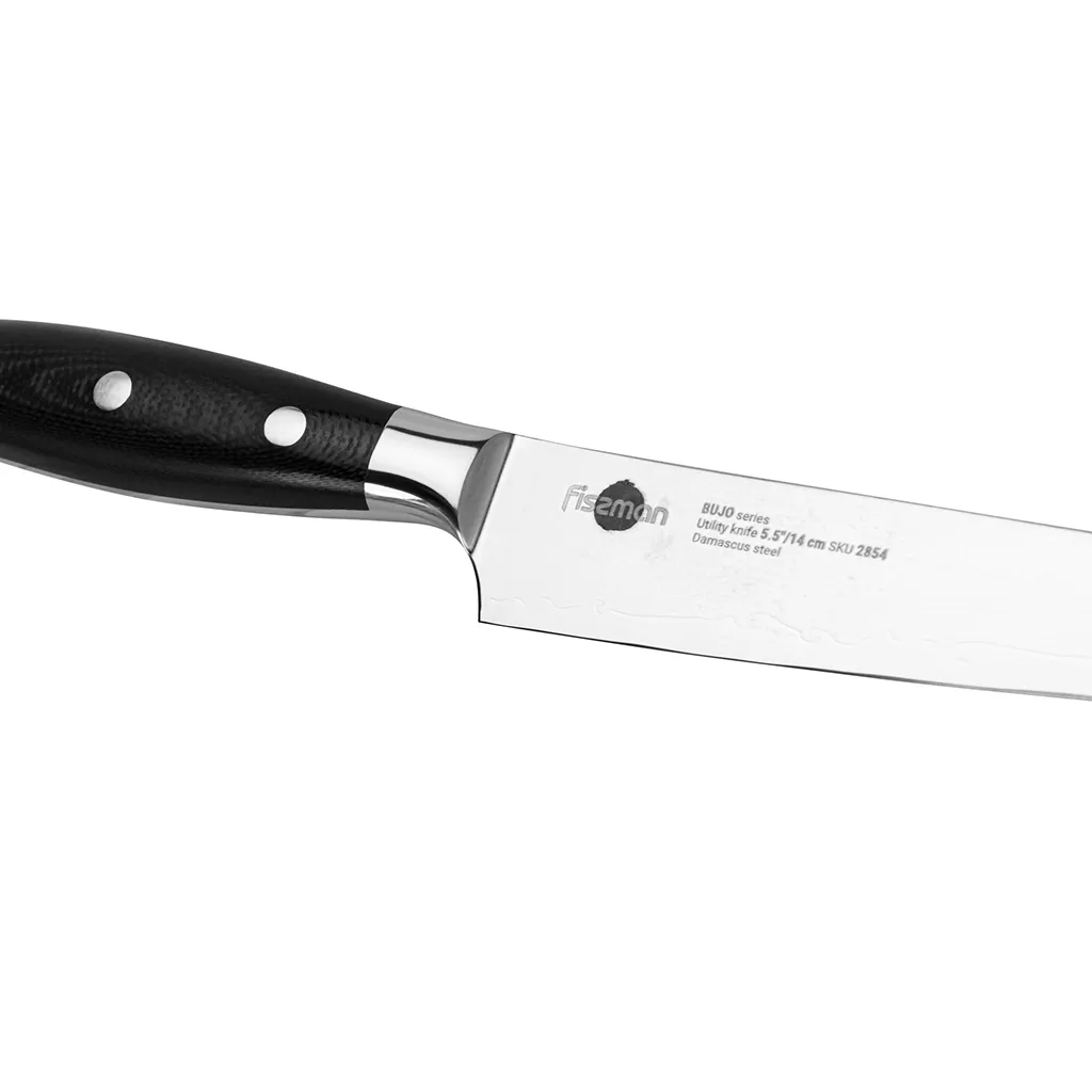 Fissman Bujo Nóż uniwersalny 14 cm ze stali damasceńskiej VG-10