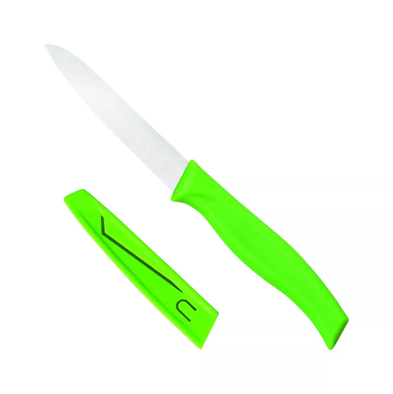 Fuji Cutlery / Tojiro Fuji Cutlery Iroilo Nóż do obierania z pochwą zielony 10 cm