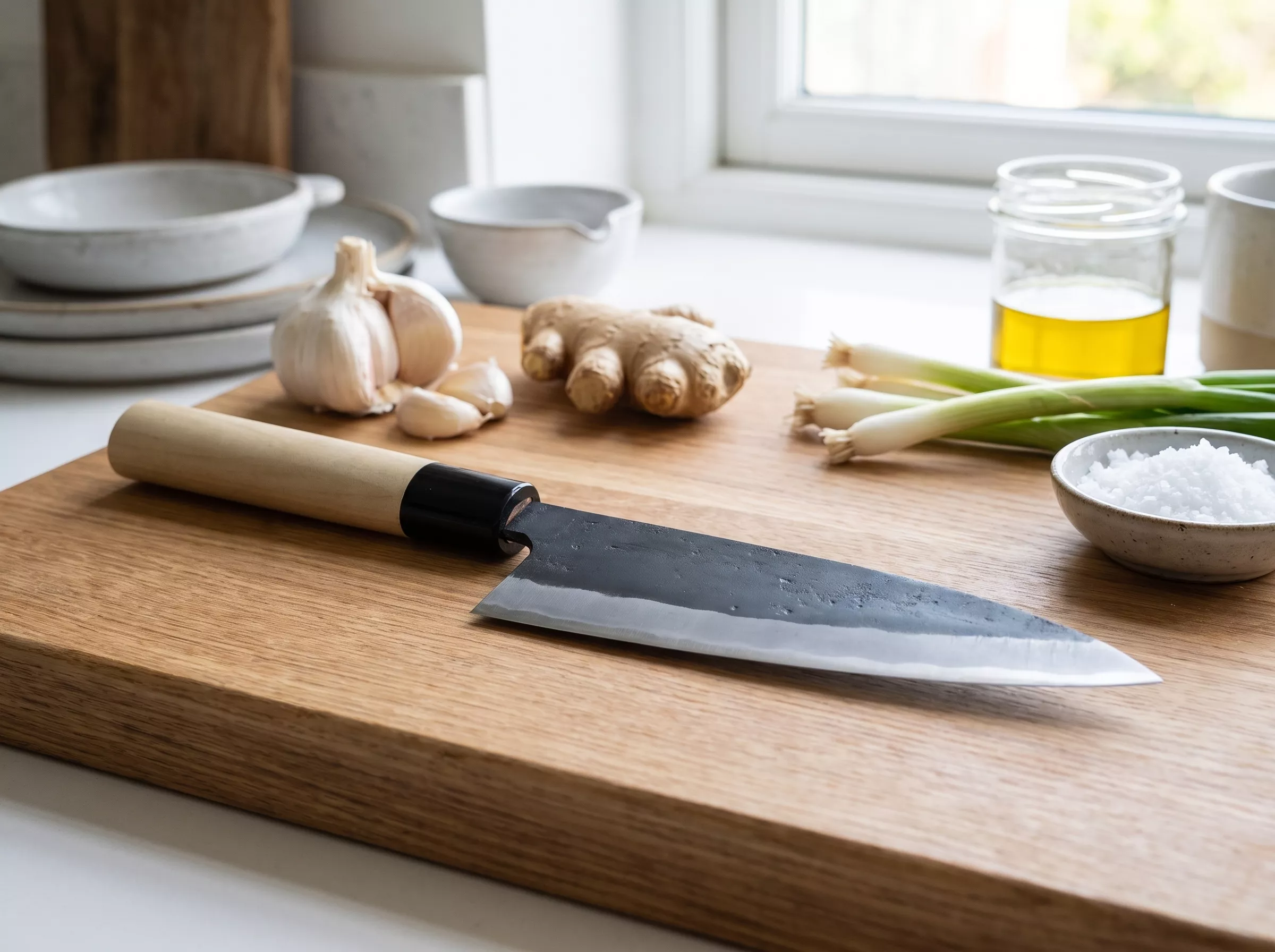 Nóż japoński Tosaichi Grandma's santoku 15 cm Kurouchi SK-5