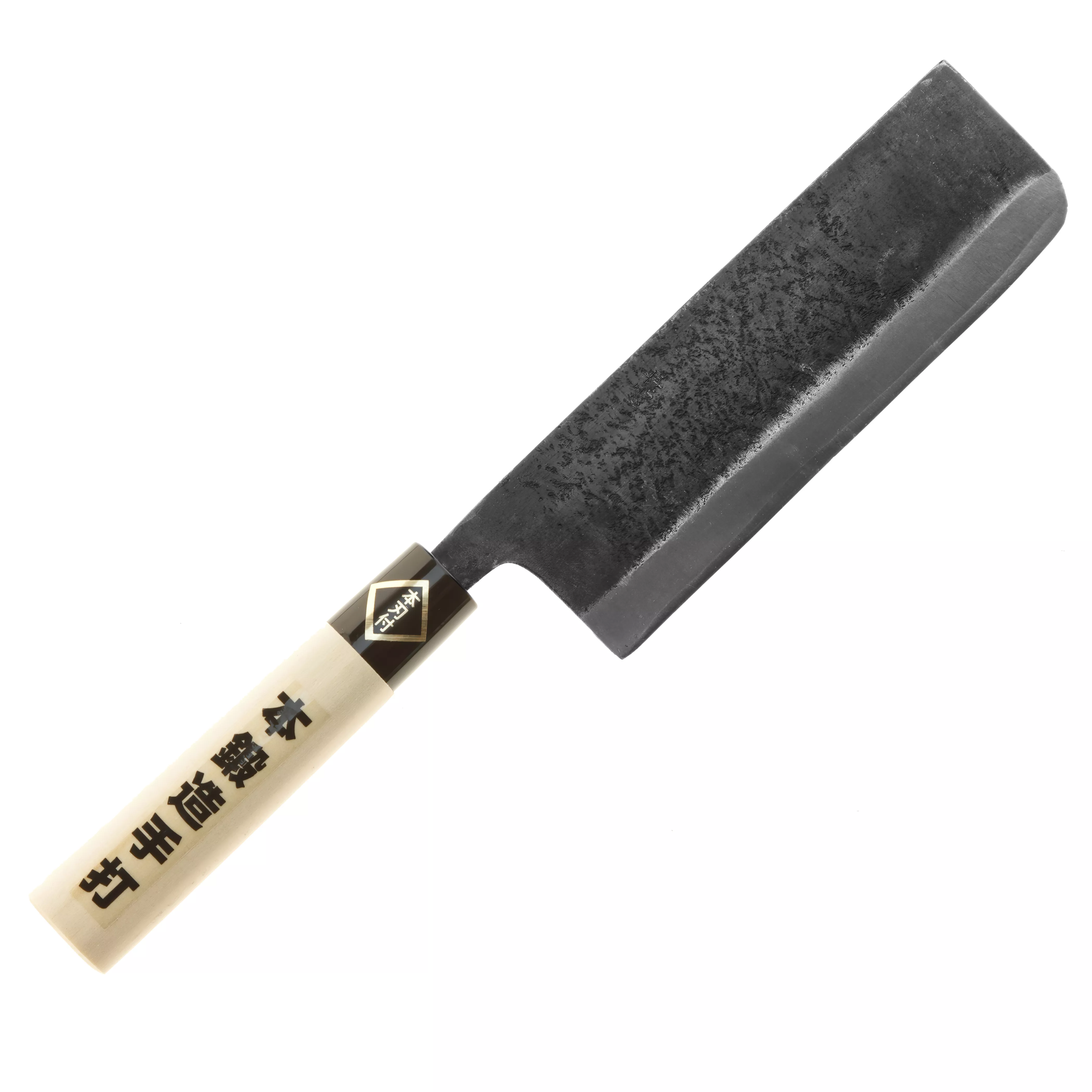 Japoński nóż kuchenny Tosa Nakiri Kurouchi 16,5 cm shirogami