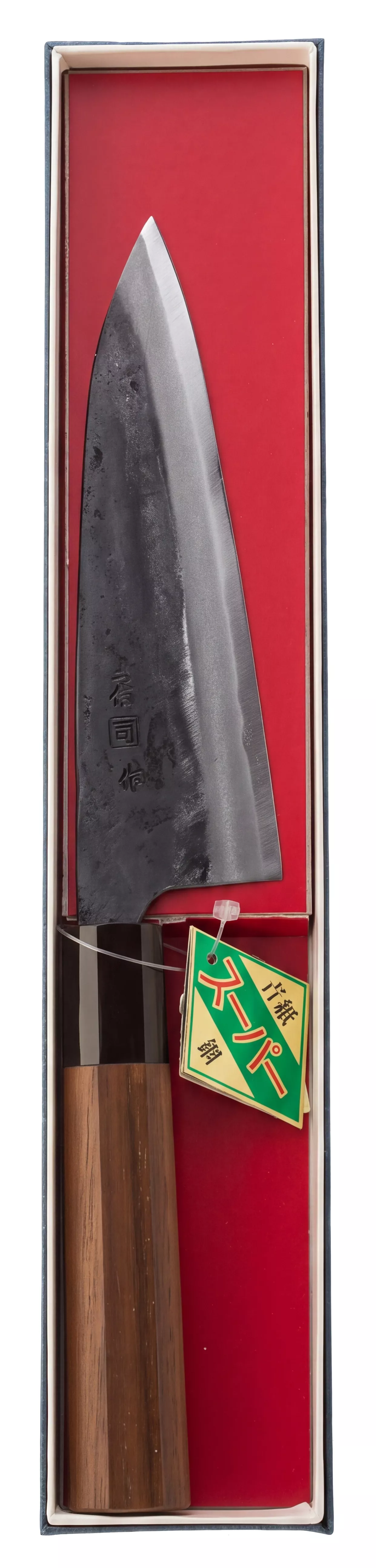 Japoński nóż Tosa Funayuki Aogami Super 15 cm Kurouchi