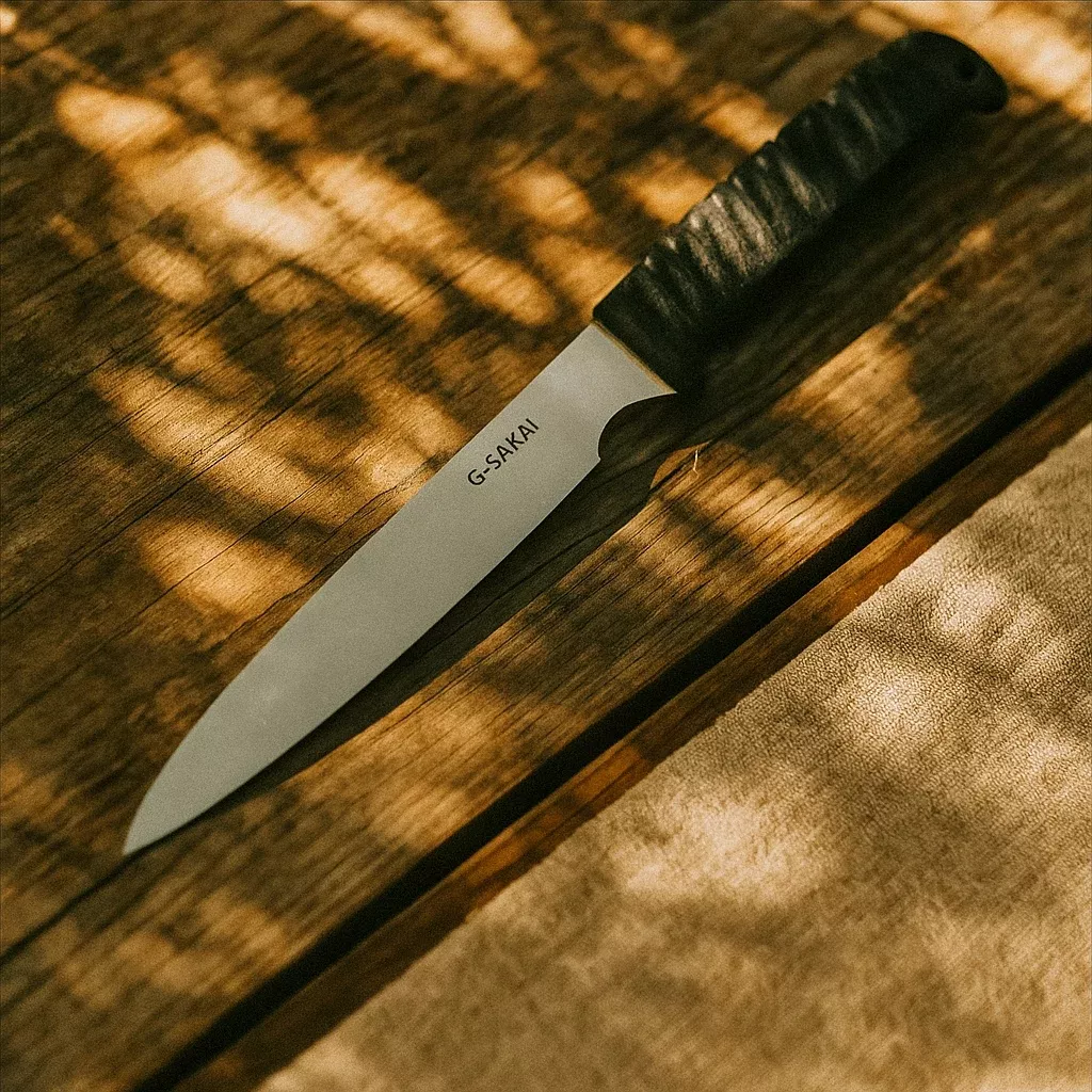 Japoński nóż kuchenny z pochwą na biwak outdoor wyjazdy