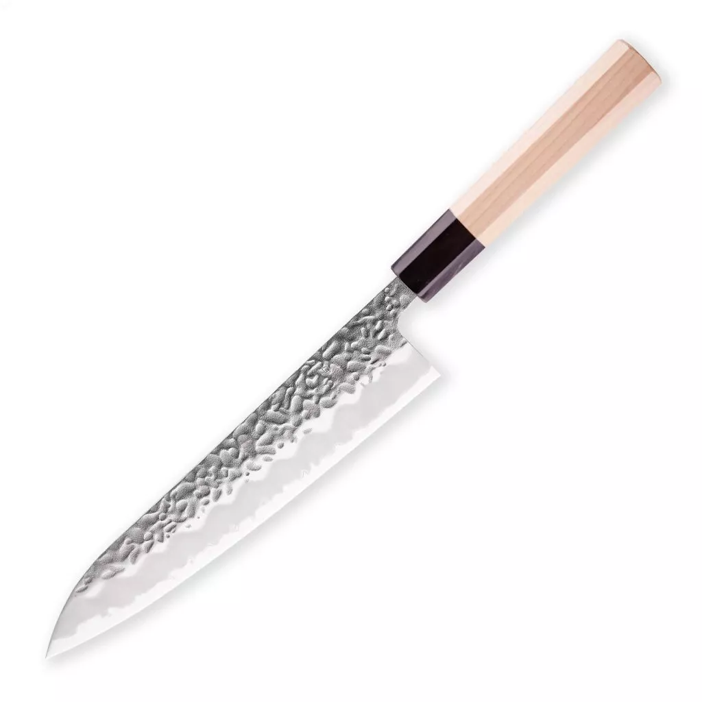Nóż szefa Hokiyama Tosa-Ichi Saiun Tsuchime Gyuto 21 cm Magnolia