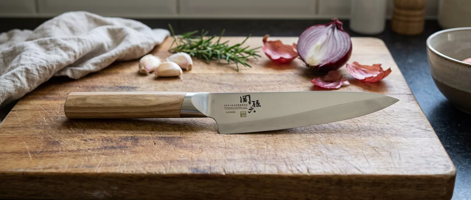 KAI Seki Magoroku 10000CL Nóż szefa kuchni 18 cm AE5255