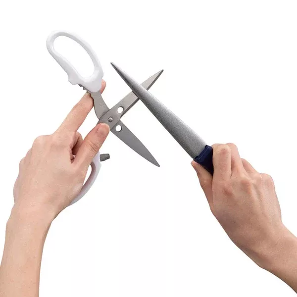 KAI AP-0540 Diamentowa Stalka do Noży i Nożyczek, Dwustronna 26.5 cm