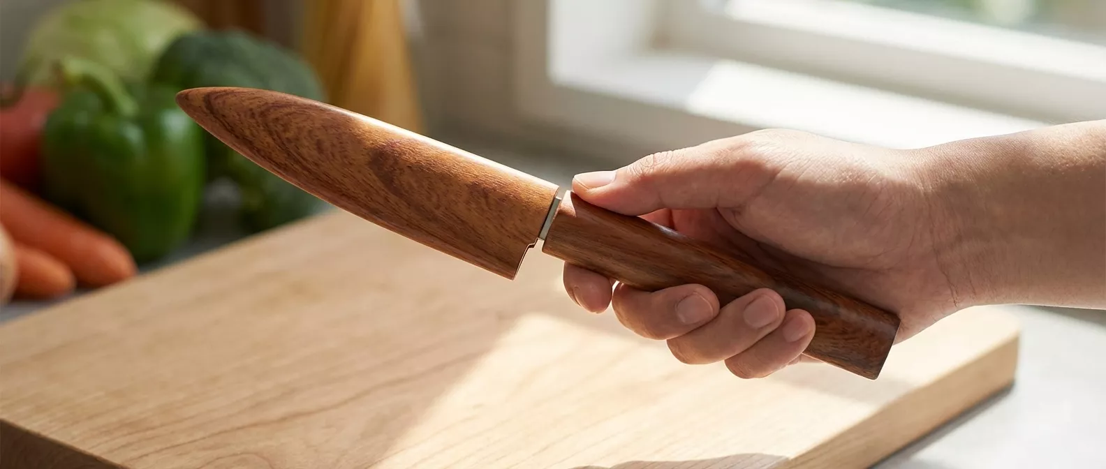 Nóż uniwersalny KAI Seki Magoroku z pochwą 10 cm DH8017