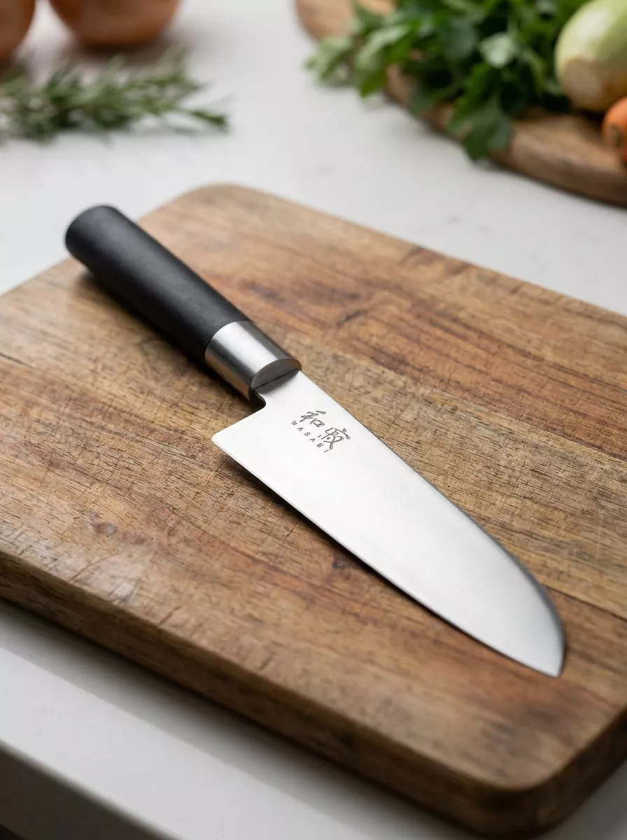 KAI Wasabi Black Nóż Santoku 16 cm KA-6716S