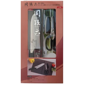 KAI Seki Magoroku santoku Akane nożyczki deska 