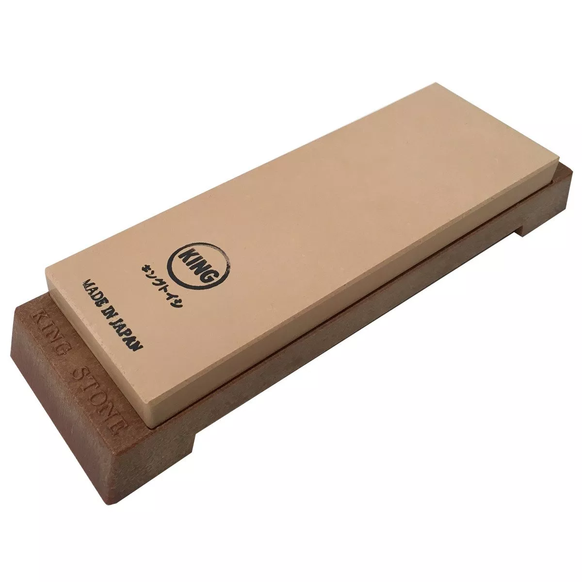 Japoński Kamień Wodny King Deluxe S-55 6000 Grit z Podstawą 18.5x6.2x1.5