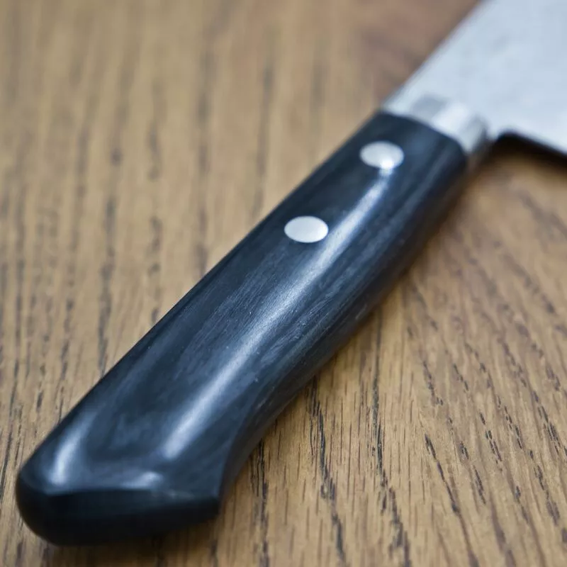 Japoński nóż Santoku Kyoto Katsugu 16,5 cm stal VG-10 Damast 17 warstw